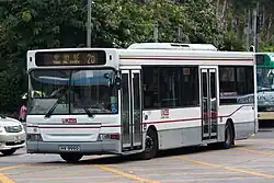 Kowloon Motor Bus air-conditioned Dennis Dart SLF with Plaxton Pointer 2 bodywork in July 2016