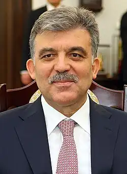 Abdullah Gül(2007–2014) (1950-10-29) October 29, 1950 (age&nbsp;75)