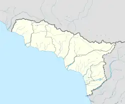 Gagra is located in Abkhazia
