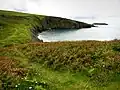 Above the beach at Mwnt