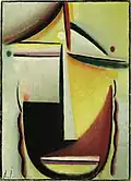 Abstract Head: Autumn and Dying (1923), oil on board