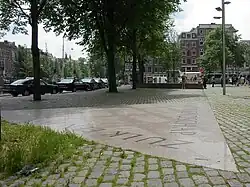 Amsterdam's Homomonument uses pink triangles symbolically to memorialize gay men killed in the Holocaust. The pink triangles also honor victims of anti-gay violence.