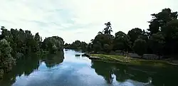 The river Adda in Vaprio d'Adda.