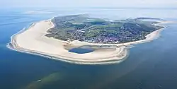Borkum seen from the air
