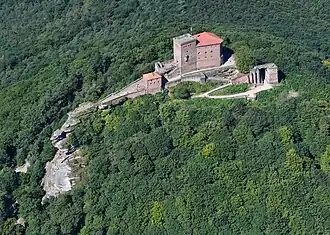 Trifels Castle, Annweiler, Rhineland-Palatinate,Germany, the third place that King Richard was imprisoned on his way back to England