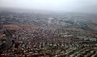 View of Beer Sheba from the air