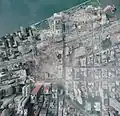 Aerial photo of the World Trade Center site, as it appeared on September 23, 2001.