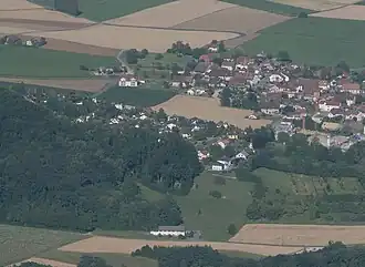 Aerial view of Penthalaz