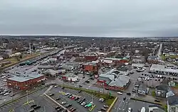 Aerial view of Truro in 2024