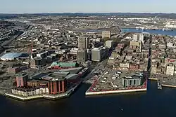 Skyline of Uptown Saint John