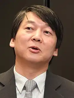 Ahn Cheol-soo(People's Party)from South Gyeongsang
