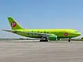 An S7 Airbus A310. S7 stopped flying them in 2012.