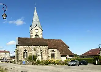 The church of Saint-Nicolas in Alaincourt