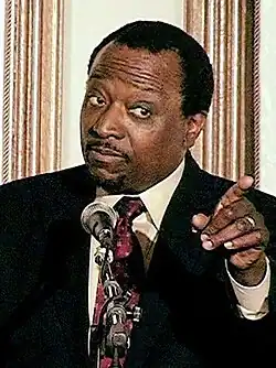 Former diplomat Alan Keyes of Maryland