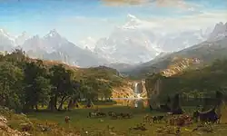Rocky Mountains – Lander’s Peak by Albert Bierstadt, 1863