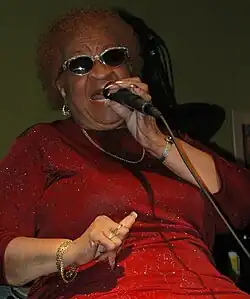 Adams performing at Sushi Blues, Dec 2006