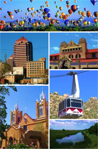 Balloon Fiesta, Downtown AlbuquerqueAlvarado Center, Sandia Peak TramwayOld Town San Felipe de Neri Church, Rio Grande Bosque