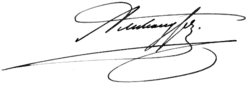 Alexander III's signature