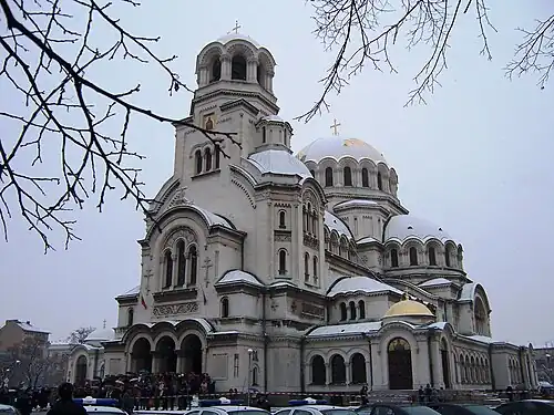 Saint Alexander Nevsky Cathedral in Sofia, Bulgaria