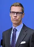 Alexander Stubb (1968-04-01) 1 April 1968 (age&nbsp;58), served 2014–2015