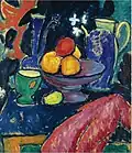 Still Life with Jug, (1913), oil on cardboard