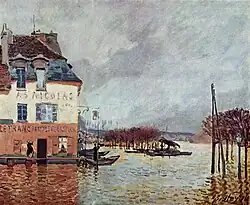 Alfred Sisley, Flood at Port Marly, (1876)