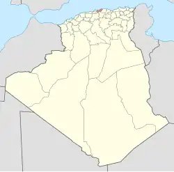 Map of Algeria highlighting Boumerdès
