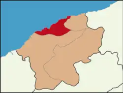 Location of Amasra District in Bartın Province
