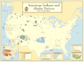 Map of Indian reservations and groups (from 2000 Census)