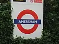 Amersham Station Platform Roundel