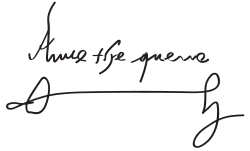 Anne Boleyn's signature
