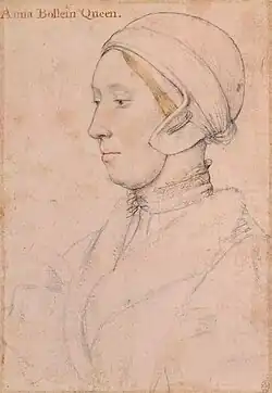 Anne Boleyn, the wife of Henry VIII