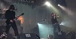 Apoptygma Berzerk performing in Leipzig in 2004.