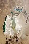 The East Aral Sea is reflooded in 2018