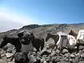 Ararat-Ağrı Dağı,  Horses taking stuff down.