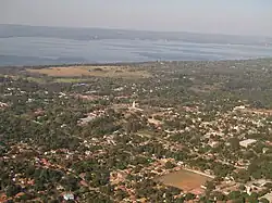 Aerial view of Areguá