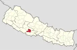 Location of Arghakhanchi District in Nepal