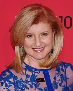 Huffington at the 2012 Time 100 gala