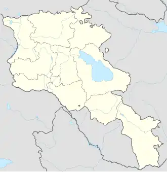 Kapan is located in Armenia