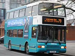 Arriva North West Volvo Olympian with Northern Counties Palatine II bodywork in February 2013