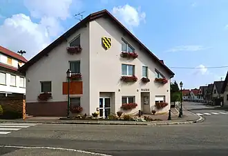The town hall in Aschbach