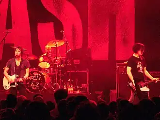 Ash performing at the O2 ABC in Glasgow in 2010