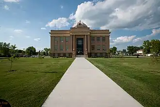 McIntosh County Courthouse in Ashley