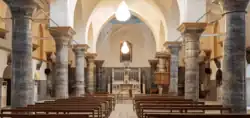 Inside the Cathedral of Our Lady of Sorrows in Baghdad, Iraq