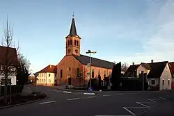 Saint Andrew church in Au am Rhein