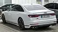 Rear Audi S8 facelift