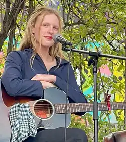 Hobert during a concert
