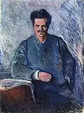 August Strindberg. 1892. Oil on canvas, 120 × 90 cm. Museum of Modern Art, Stockholm, Sweden