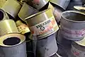 Canisters of Zyklon B used to gas prisoners