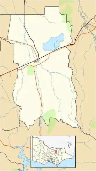 Benalla is located in Rural City of Benalla